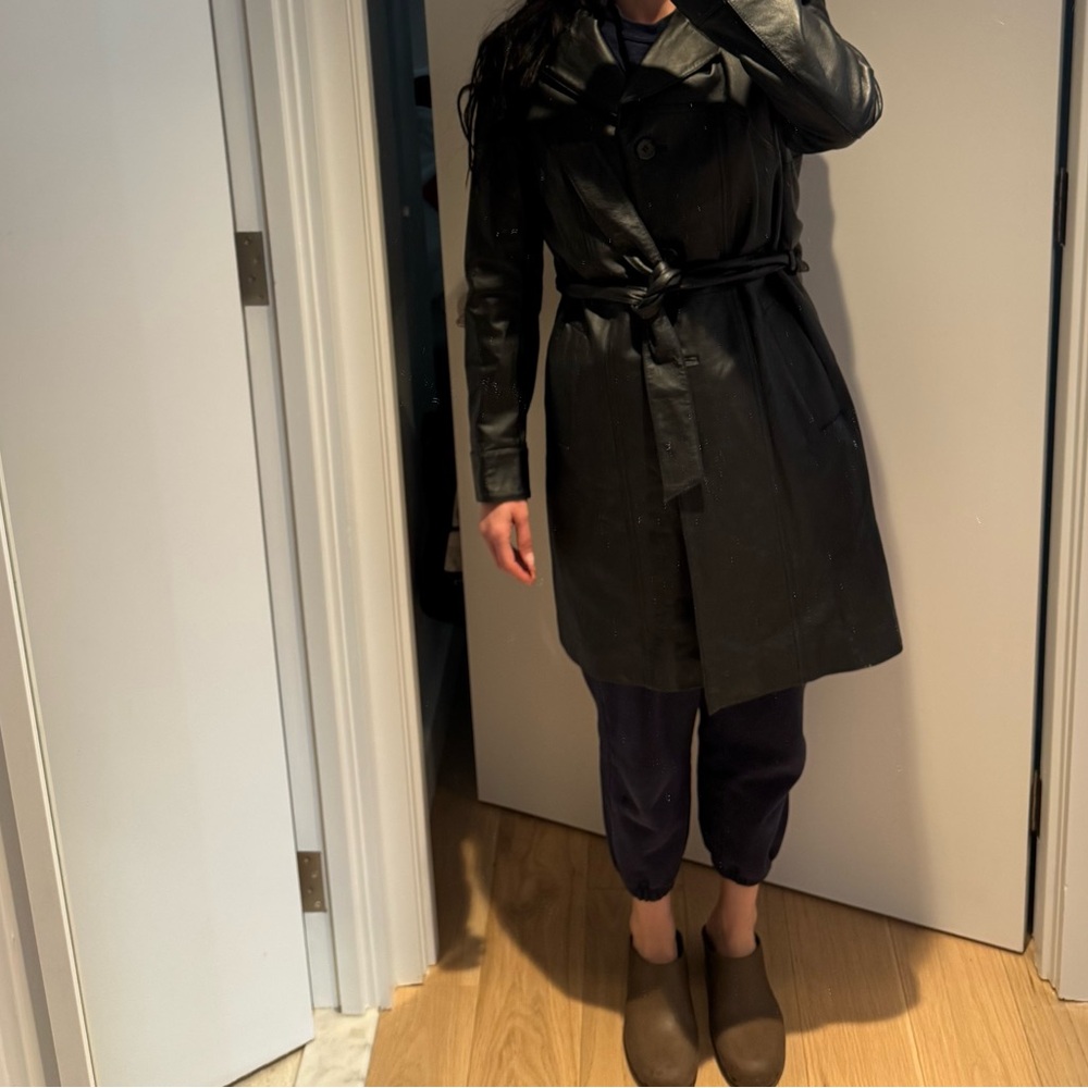 Worthington Classic Black Trench Coat